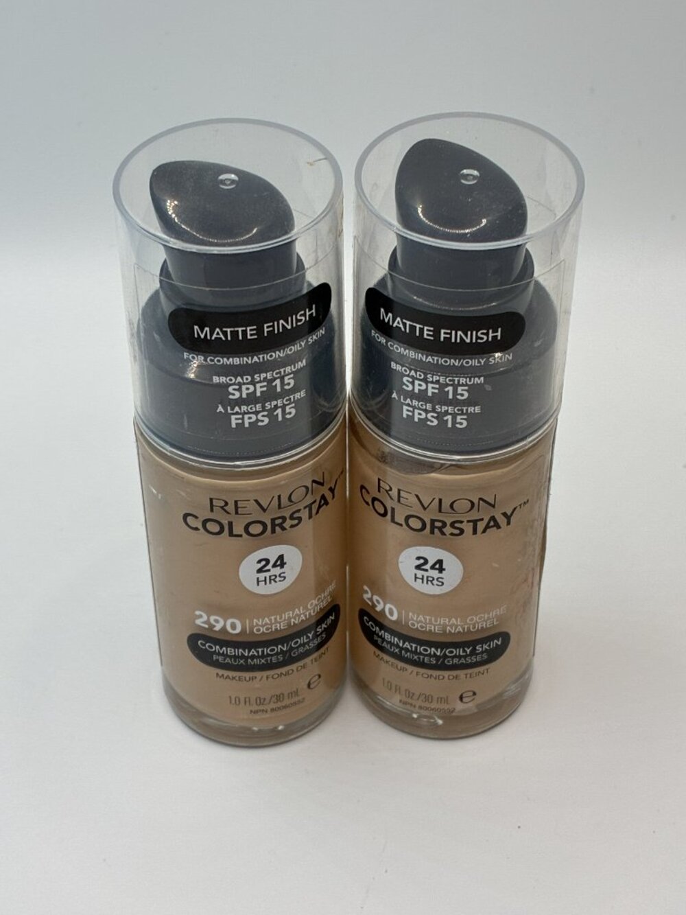 290 - Natural Ochre: Revlon ColorStay 24 Hour Liquid Foundation, SPF 15, Matte